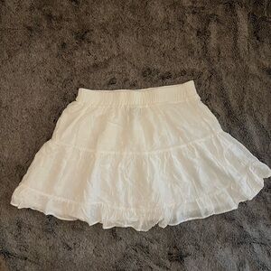White skirt
